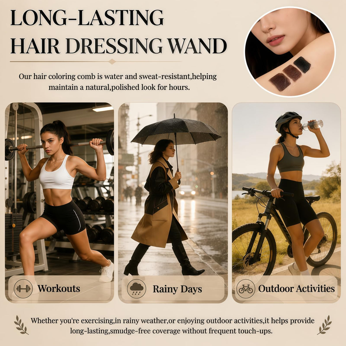 KTBKGV lifestyle scene in a bag highlighting on-the-go touch-up readiness
