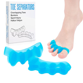 KTSAY lifestyle shot on a footrest during pedicure showing protective separation