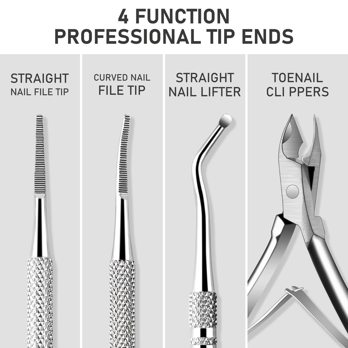 KuanStore close-up of ingrown toenail clippers highlighting precision cutting