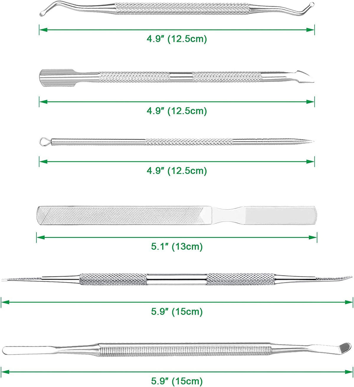 KuanStore close-up of surgical stainless steel finish highlighting rust resistance benefit