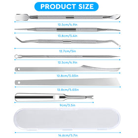 KuanStore close-up of stainless steel tool texture highlighting durable surgical finish