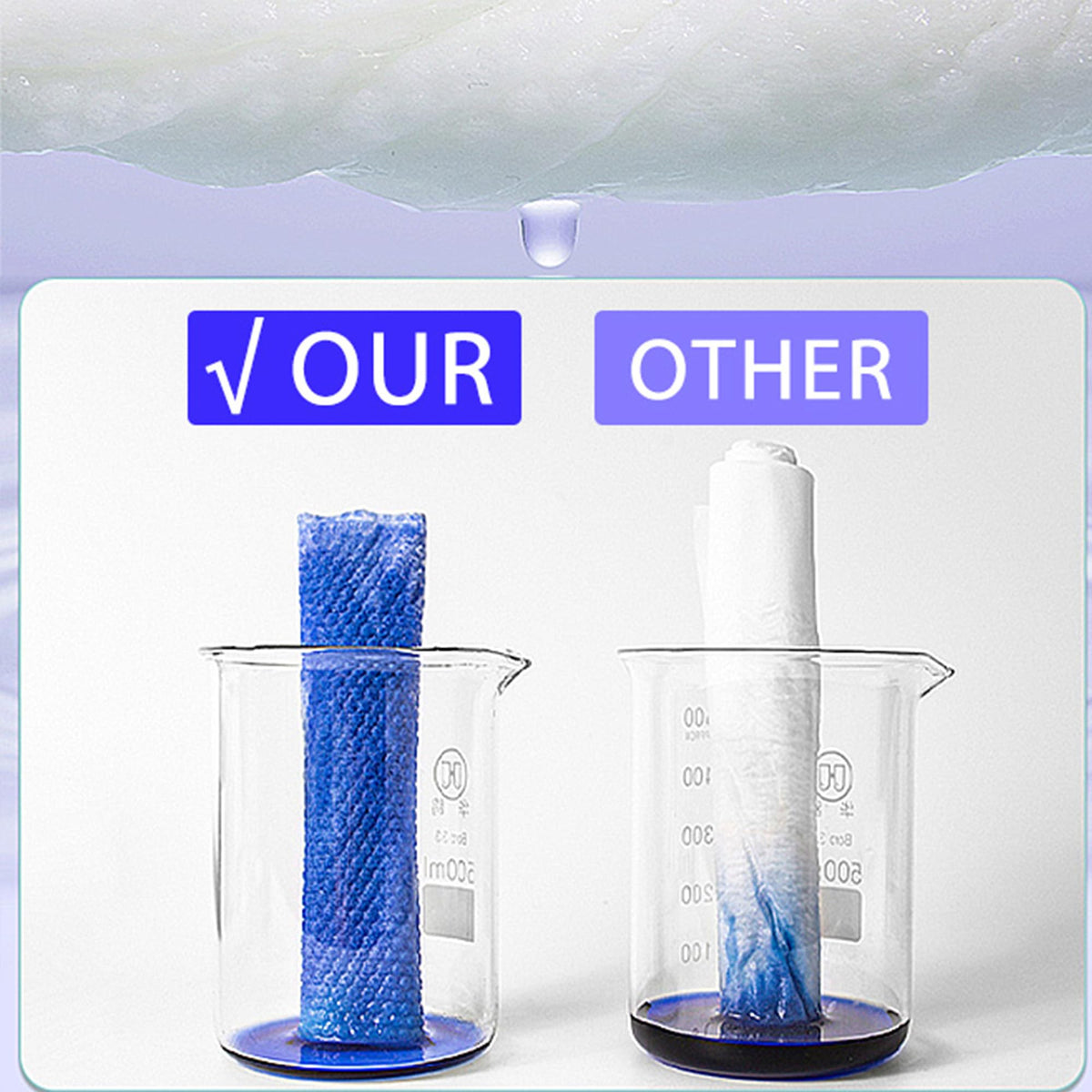 KUKEO product label showing sheet size and chemical-free manufacturing benefits