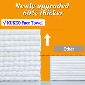 KUKEO towel close-up texture highlighting soft rayon fibers and absorbency