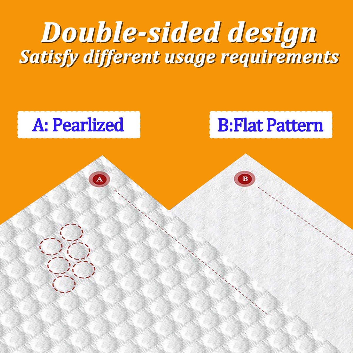 KUKEO towel held in hand showing size and durable, tear-resistant feel