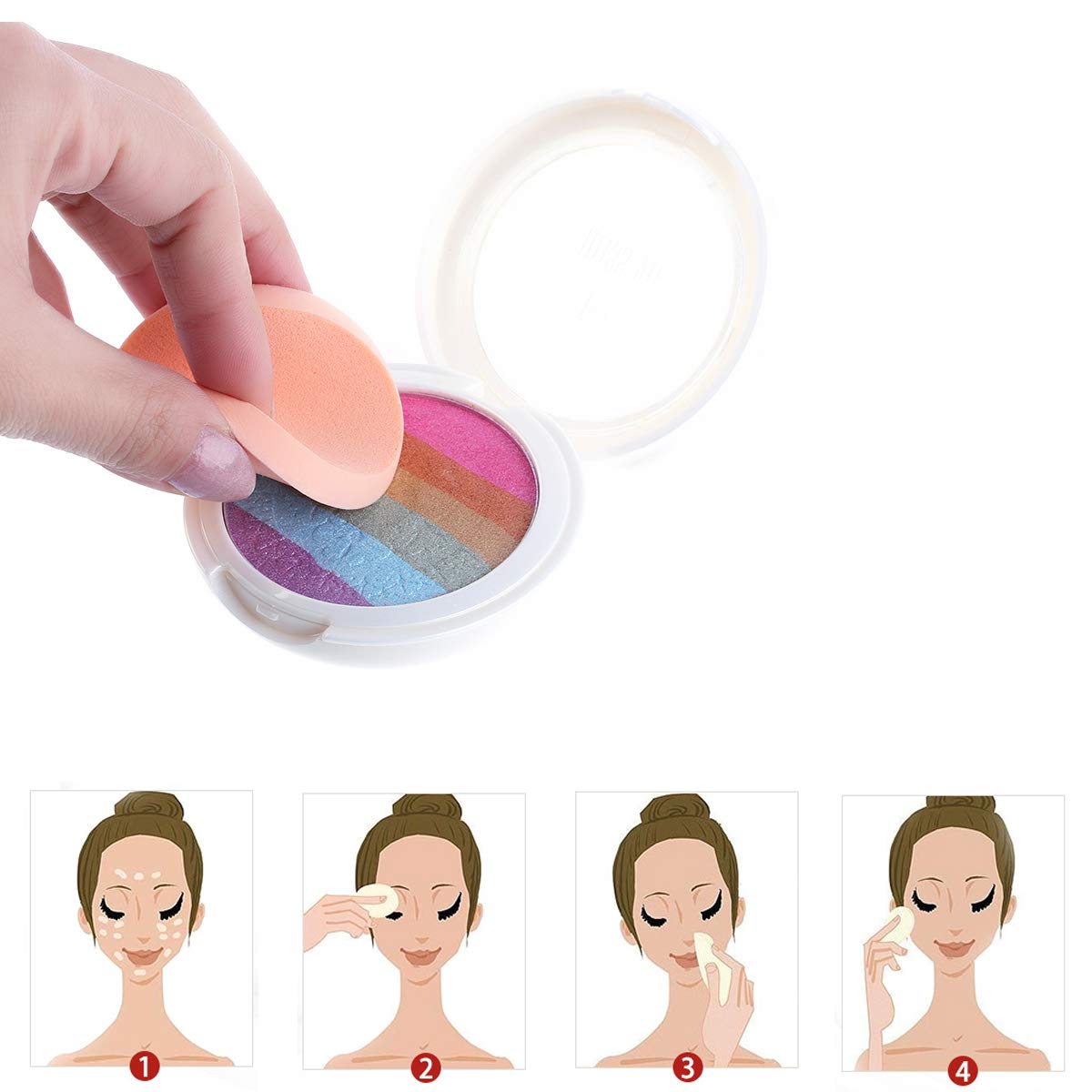Kukiwhy applying foundation wet for dewy, streak-free blending