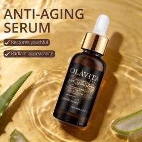 KUKSY Olavita serum droplet texture on skin showing quick absorption and silky feel