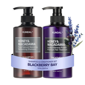 KUNDAL Blackberry Bay front packaging showing elegant bottles and fragrance