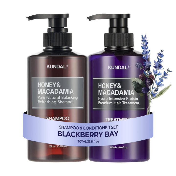 KUNDAL Blackberry Bay front packaging showing elegant bottles and fragrance