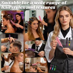 Kunihiko styling kit placed on salon counter showing professional-ready convenience