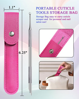 KUNSHNBEI stainless-steel handle texture showing non-slip grip comfort