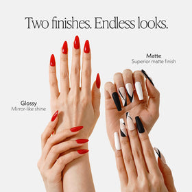 KUPA gelfinity top coat high gloss swirl highlighting mirror-like shine and chip resistance