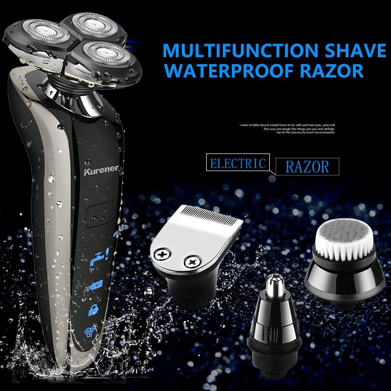 kurener facial cleansing brush removing dirt and prepping skin for closer shaves