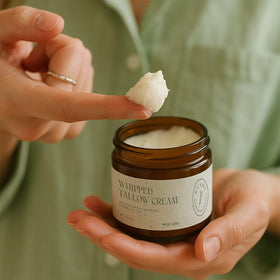 KUSHI on bathroom shelf in skincare routine, convenient daily use benefit