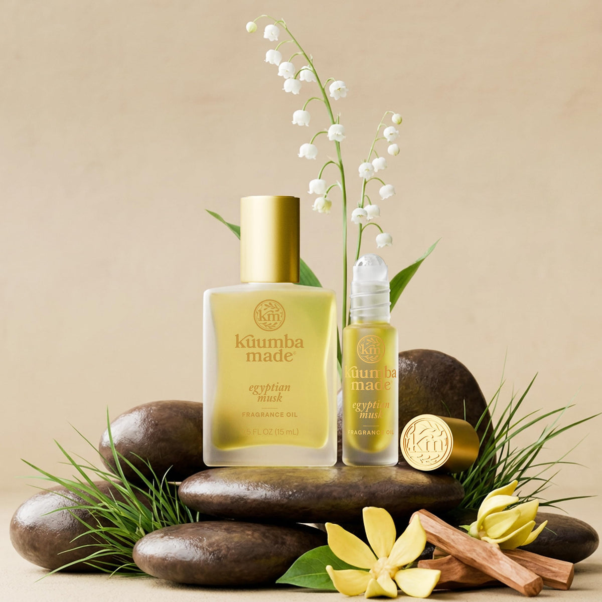 Kuumba Made label close-up showing vegan formula and ingredient transparency benefit
