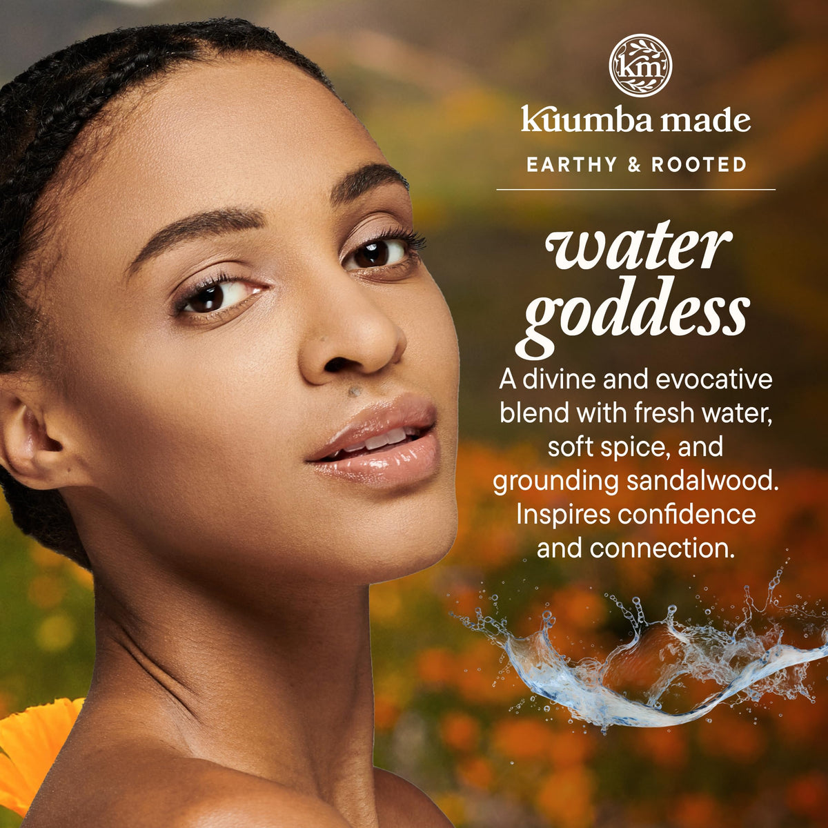 Kuumba Made oil texture on finger highlighting silky, non-greasy absorption benefit