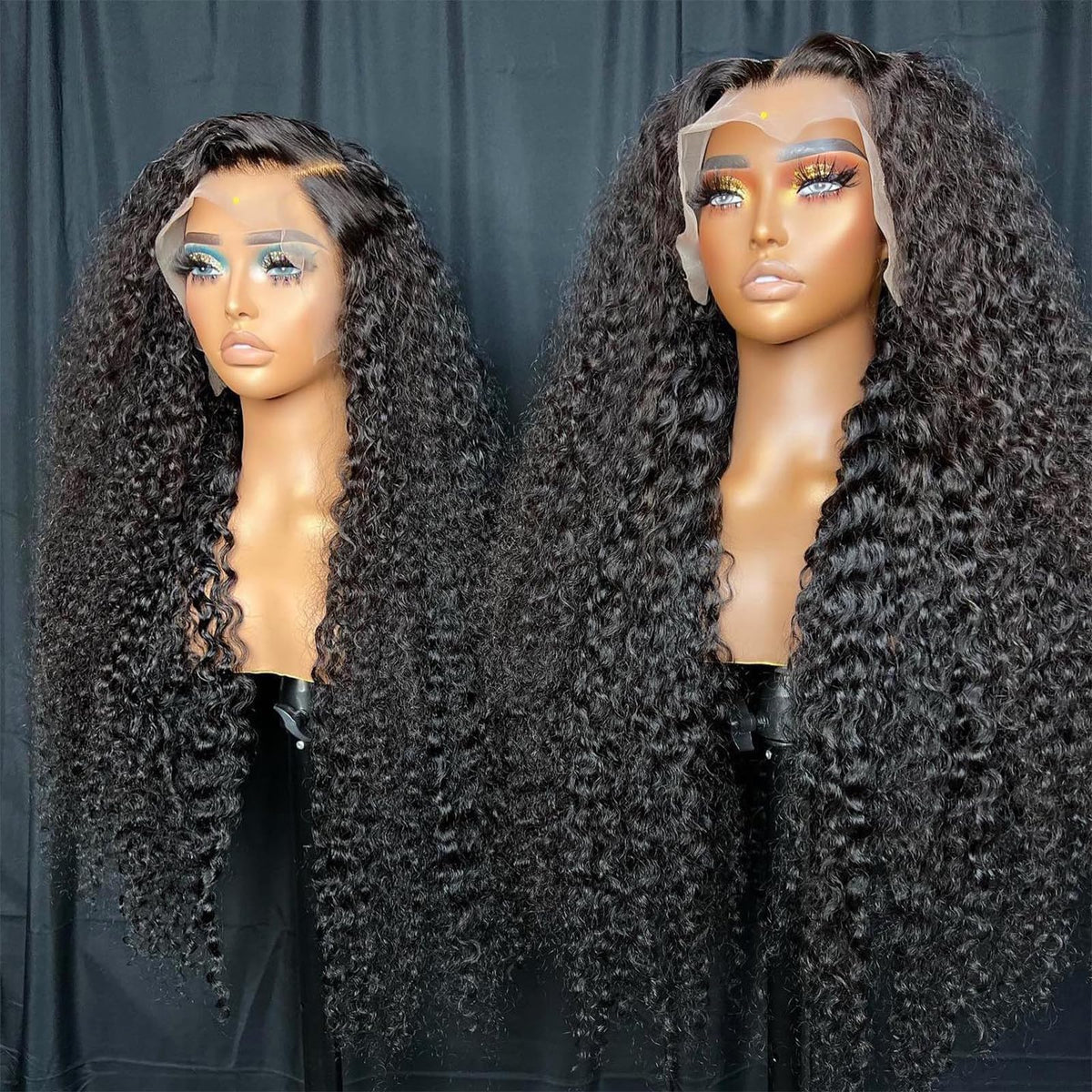 KVFCT detailed deep wave texture highlighting soft, tangle-resistant hair