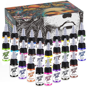 KVM front packaging showing 28 colors and quick selection benefit