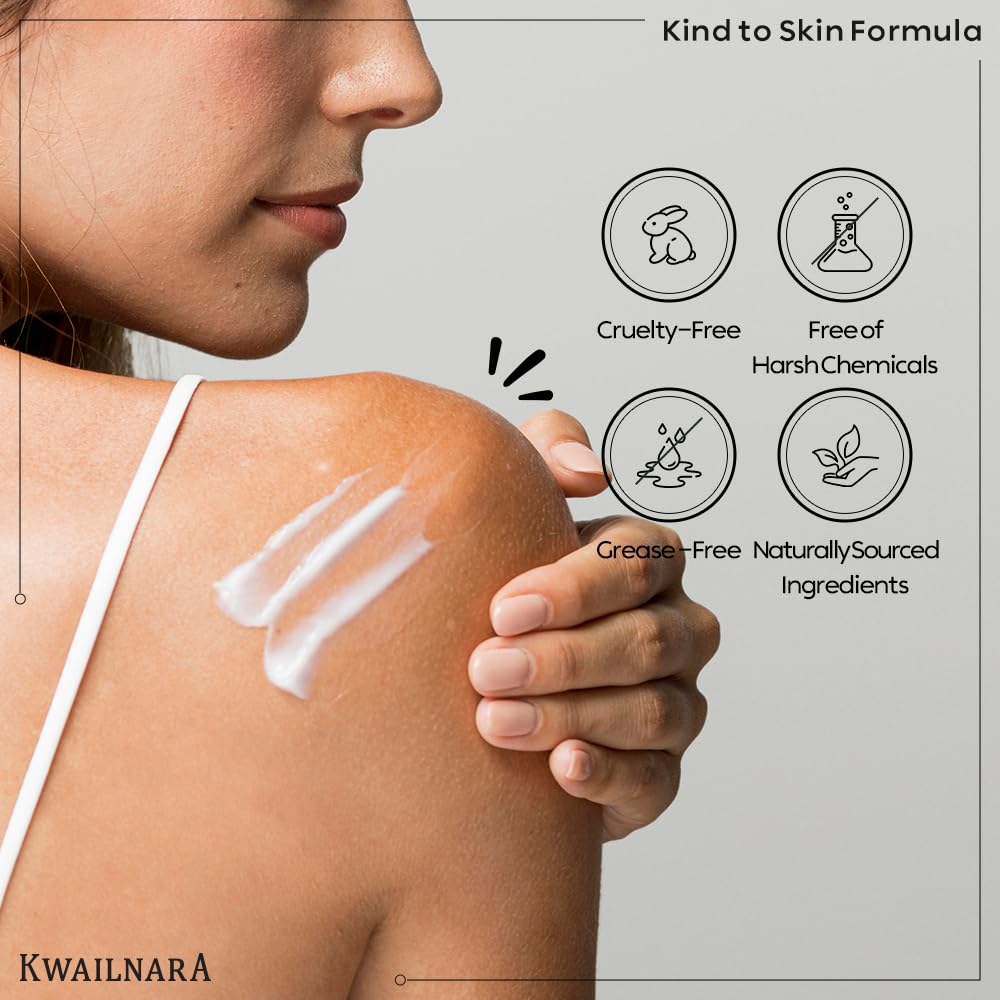 Kwailnara size comparison next to hand showing the 19.75 fl oz travel-friendly benefit