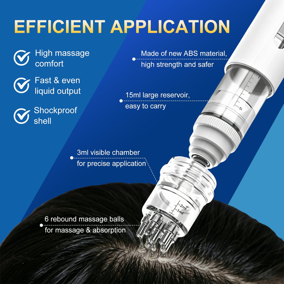 Kweqdsd roll-on applicator close-up for precise targeted application