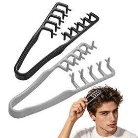 KWLDJZJ two-pack combs front view showing black and gray for quick styling