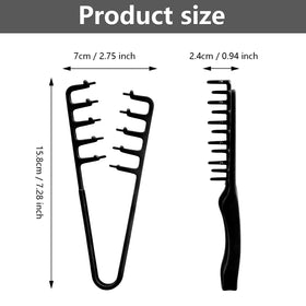 KWLDJZJ comb styling a short men's cut to add lift and define texture