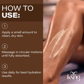 KXNG Cosmetics Zaddy label closeup highlighting ingredient transparency benefit