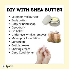 Kyabo Organics used with DIY ingredients to make lotions and balms