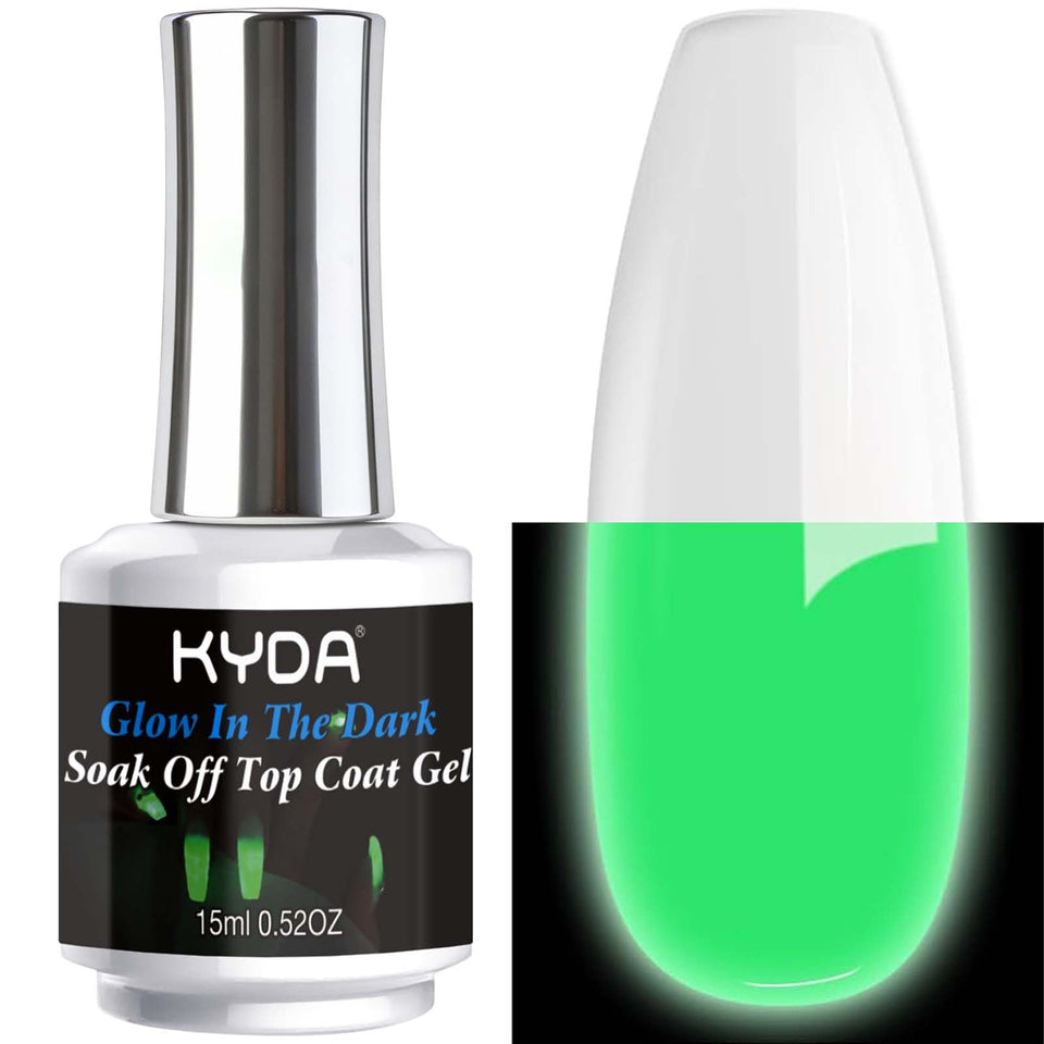 KYDA front packaging showing bottle and luminous top coat effect for easy identification
