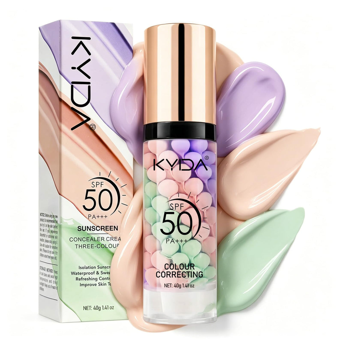 KYDA front packaging showing primer bottle and branding for easy identification