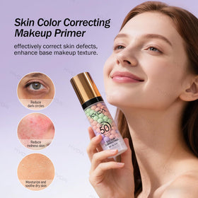 KYDA before-and-after primed skin comparison demonstrating tone correction