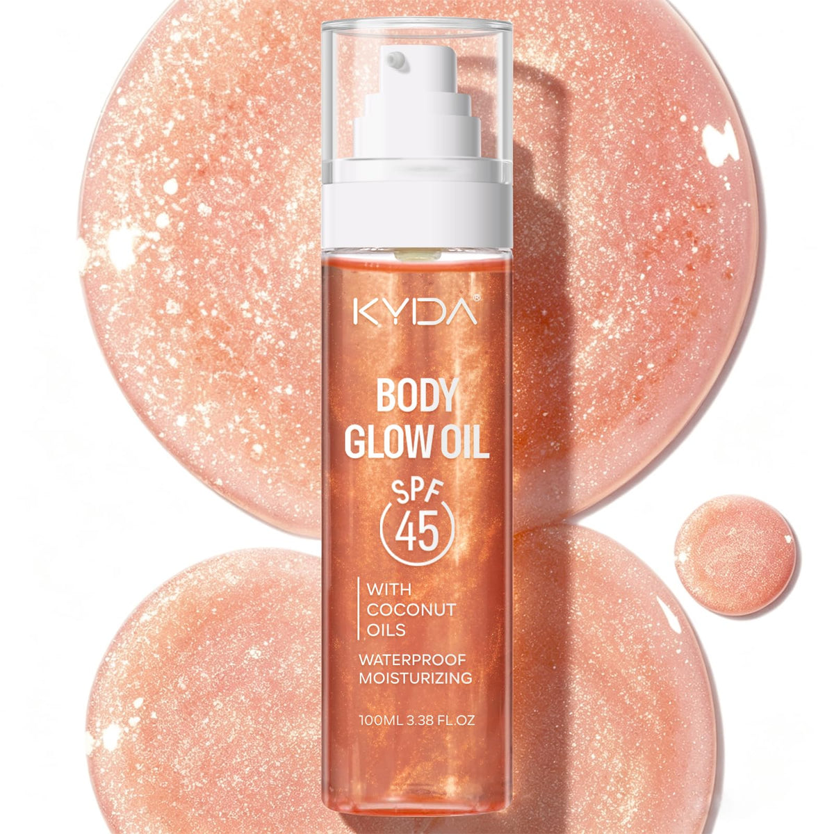 KYDA front packaging in rose showing SPF and shimmering finish