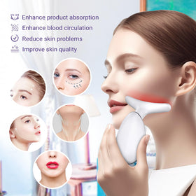 KYOTTANI massager sculpting jawline showing improved facial contour feel