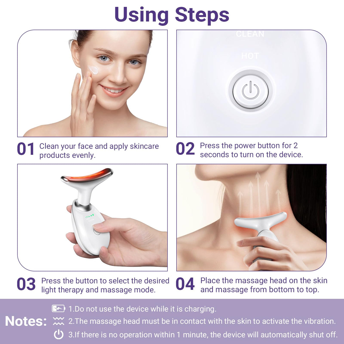 KYOTTANI device in hand demonstrating neck use for relaxed muscles