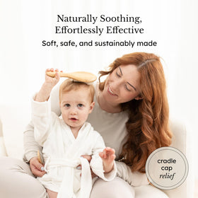 KYTE BABY bamboo comb teeth view for smooth, snag-free styling