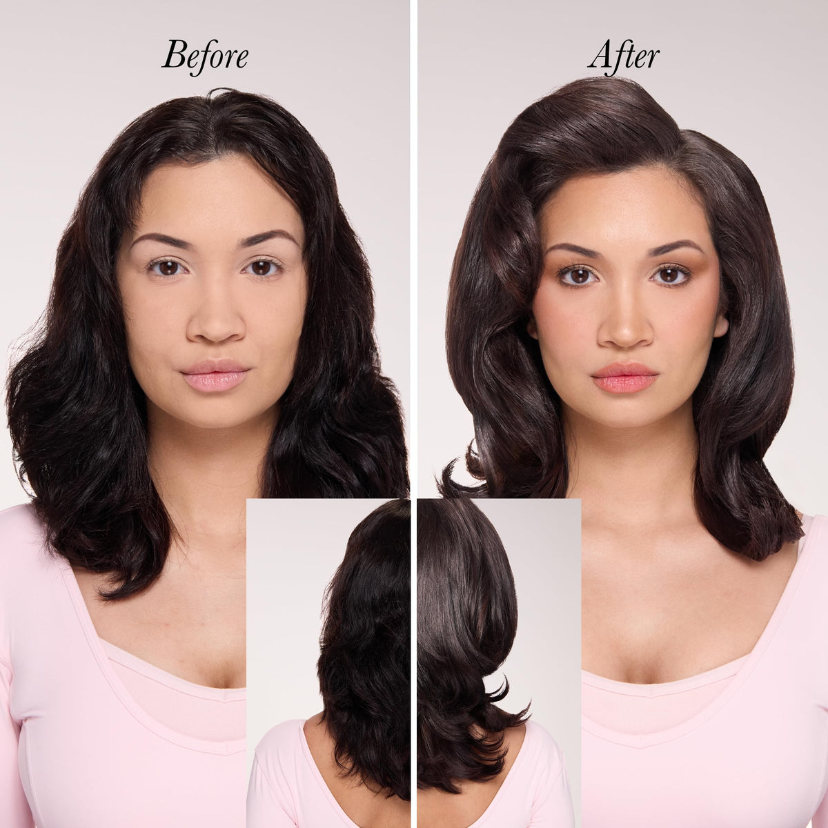 L'ANGE HAIR underside 360° venting view for balanced airflow benefit
