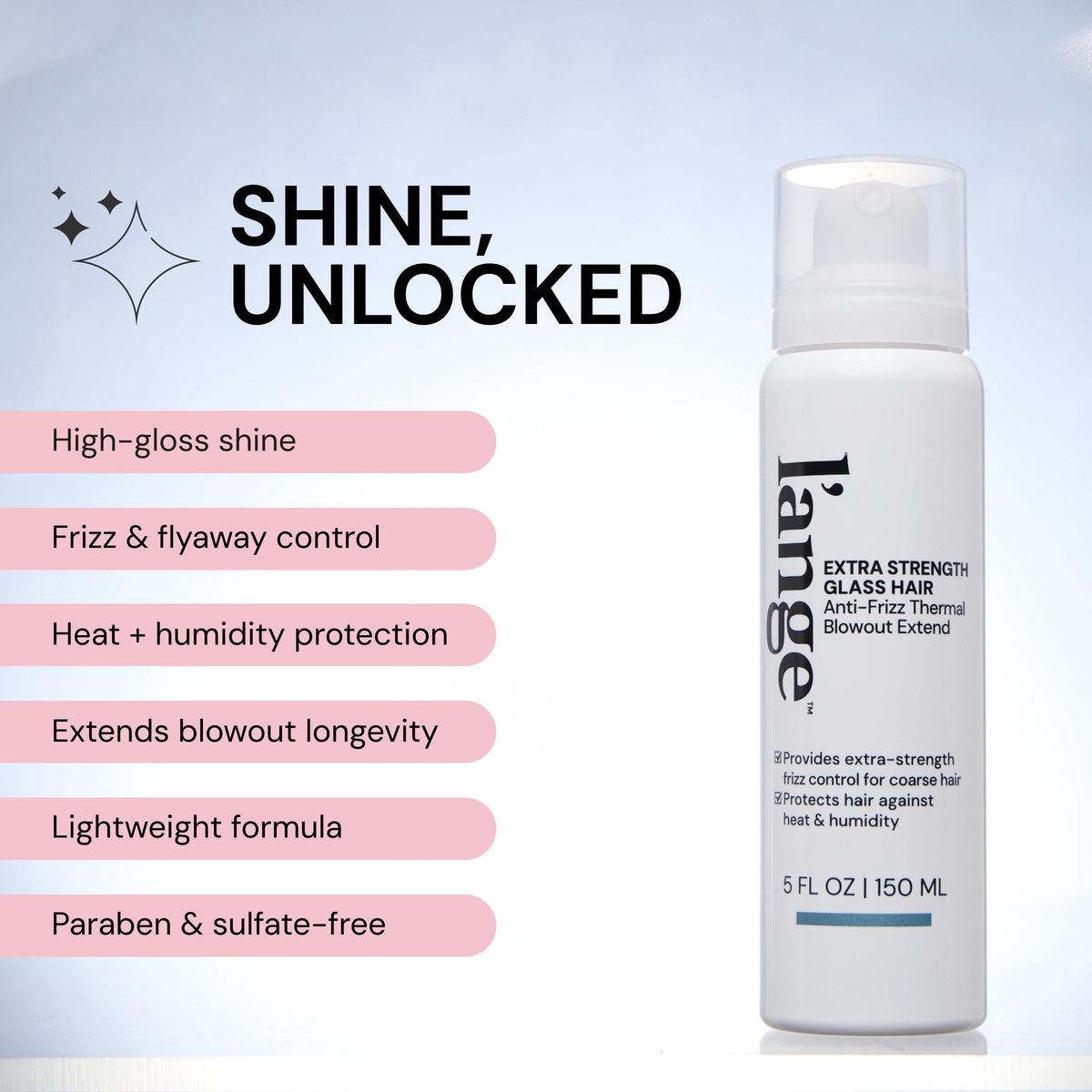 L'ANGE HAIR label and ingredients detail highlighting conditioning benefits