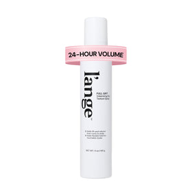 L'ANGE HAIR front packaging of Full Grit spray showing label and size for quick recognition and benefits
