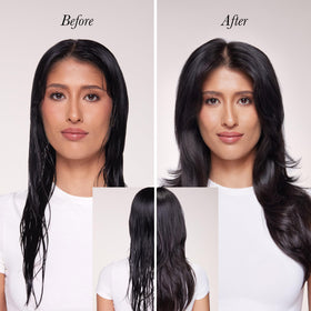 L'ANGE HAIR dispensing Selecte Thick It Cream from tube showing easy control