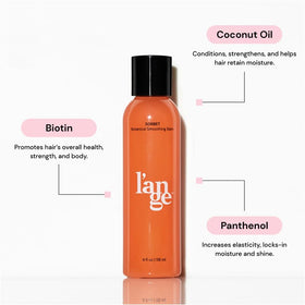 L'ANGE HAIR balm being applied to hands ready to detangle hair