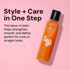 L'ANGE HAIR close-up texture of balm showing lightweight hydration