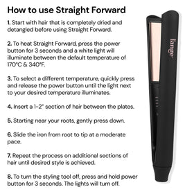 L'ANGE HAIR 360° swivel cord and plug for tangle-free travel convenience