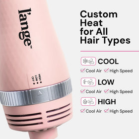 L'ANGE HAIR VolumeBoost snag-resistant bristles detail for smooth glide and reduced pulling