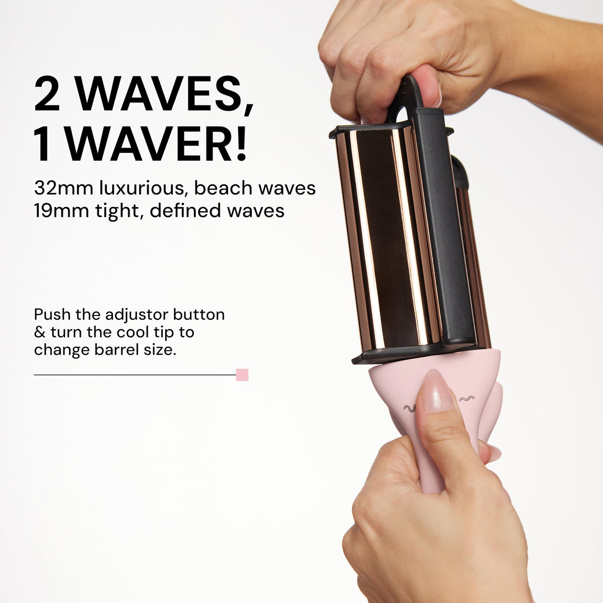 L'ANGE HAIR demo creating 19mm tight crimps for defined textured styles