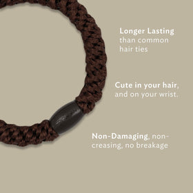 L. Erickson braided texture close-up showing smooth surface that reduces snagging