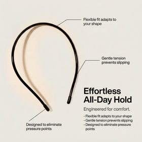 L. Erickson side profile displaying slim fit and comfortable curve for all-day wear