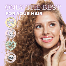 L LUSETA before-and-after curly hair comparison improving definition