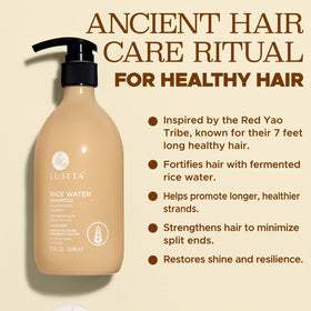L LUSETA label close-up highlighting ingredient claims and directions