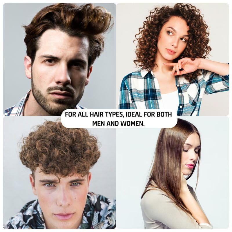 L3 mist on dry hair showing frizz control and smoother finish