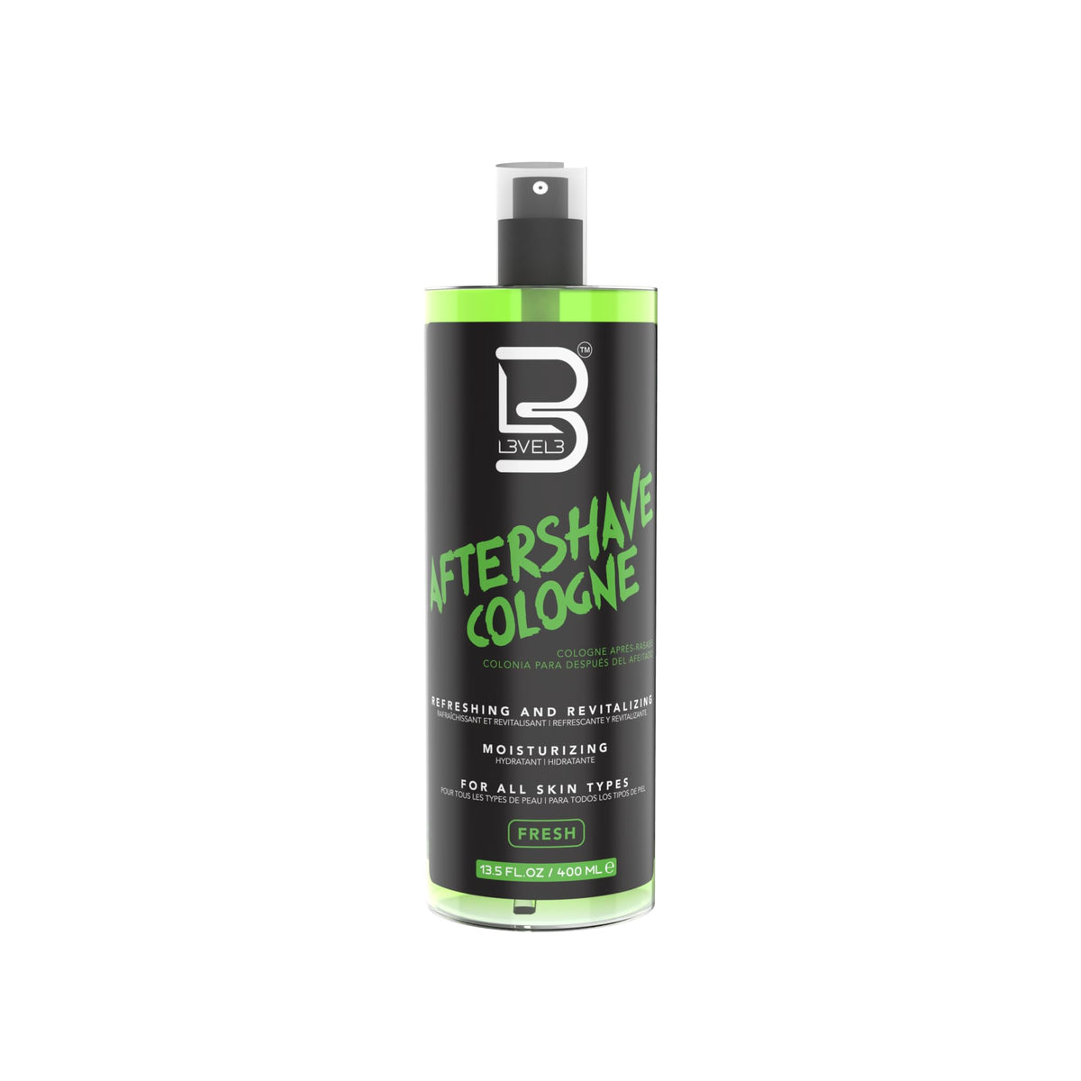 L3 front packaging showing bottle and label, brand clarity and confidence