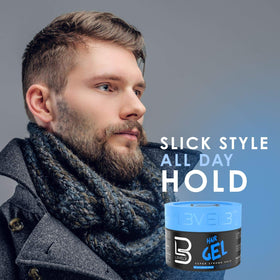 L3 styled side profile demonstrating long-lasting hold and shine